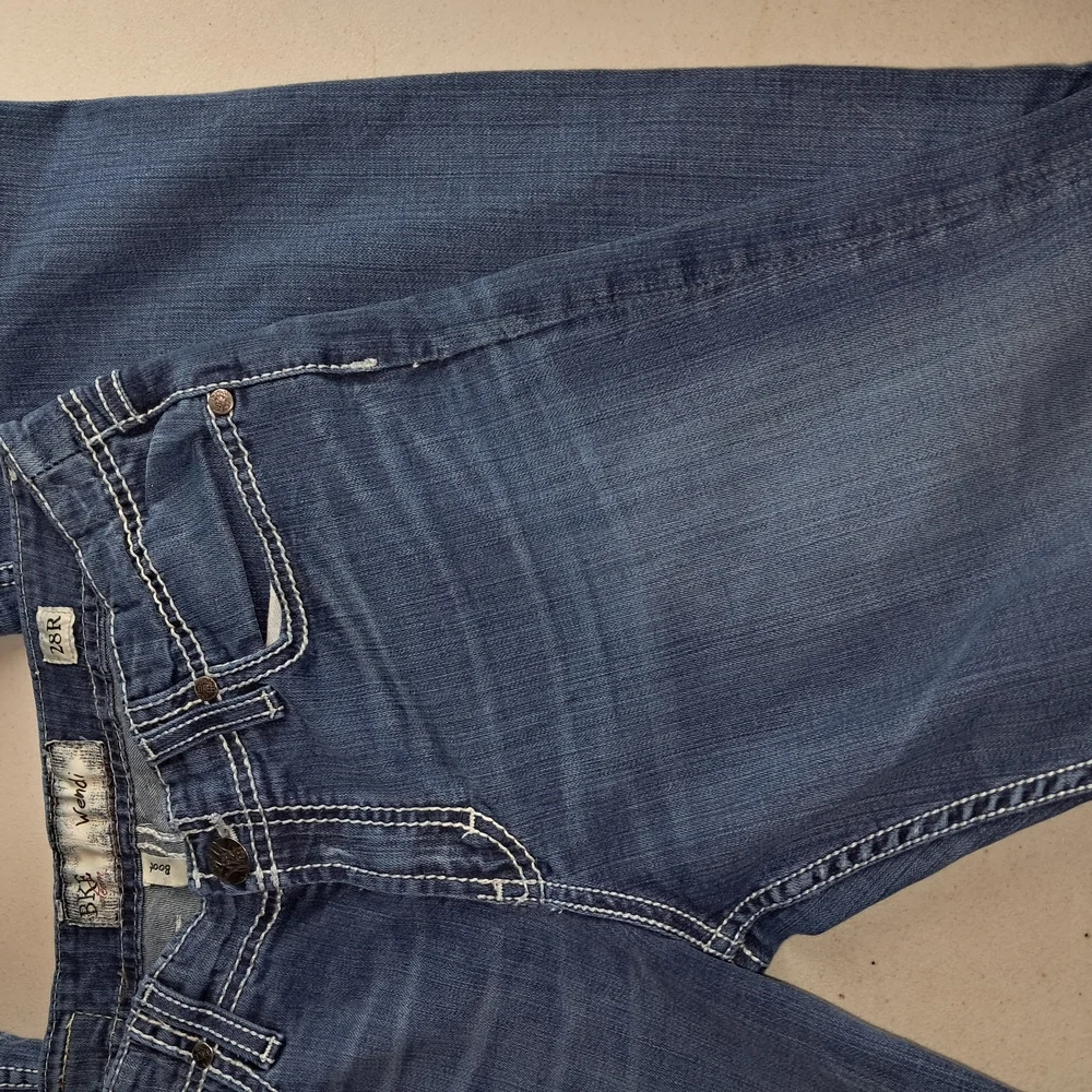 BKE Denim Wendi Boot Dark Blue Jeans Size 28R - Picture 4 of 12